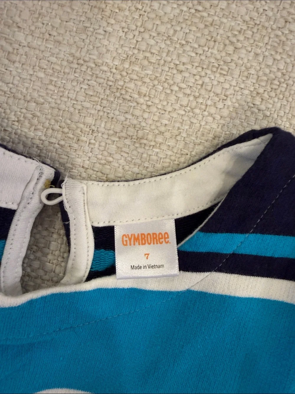 Gymboree Striped Fit-and-Flare Dress - Yellow, Blue & Navy